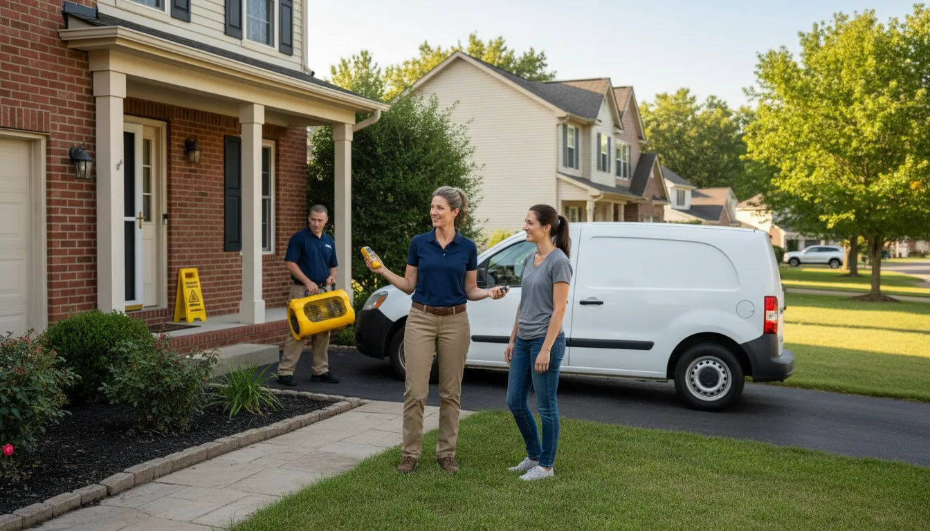 Residential water damage restoration in Venice, LA